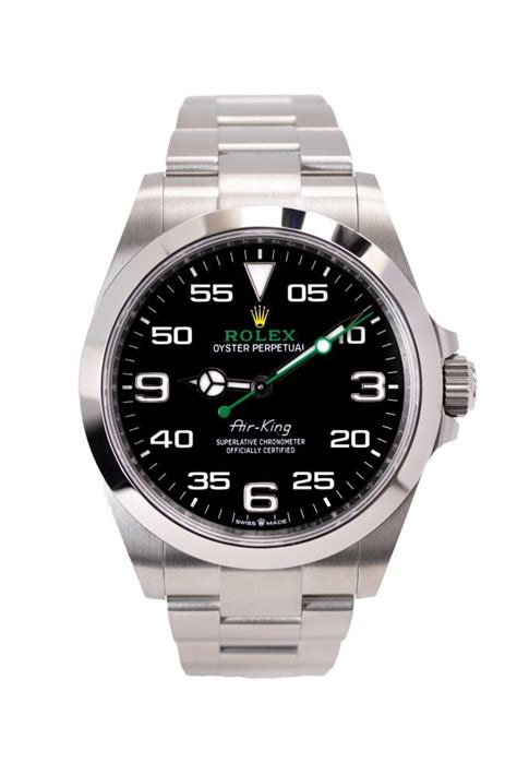 rolex air king thickness|rolex air king value.